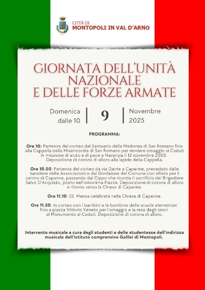 Giornata dell’unità nazionale e delle forze armate