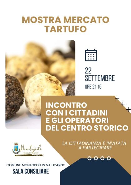 Mostra mercato del tartufo bianco - Incontro con i cittadini e gli operatori del centro storico