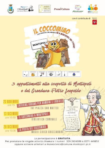 Una guida di Montopoli in Val d’Arno in comunicazione aumentata alternativa per celebrare il Granduca Pietro Leopoldo 
