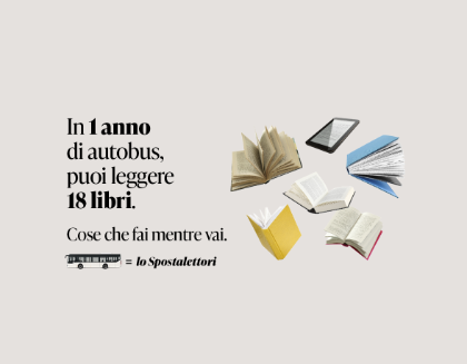 Lo spostalettori - campagna abbonamenti autolinee toscane
