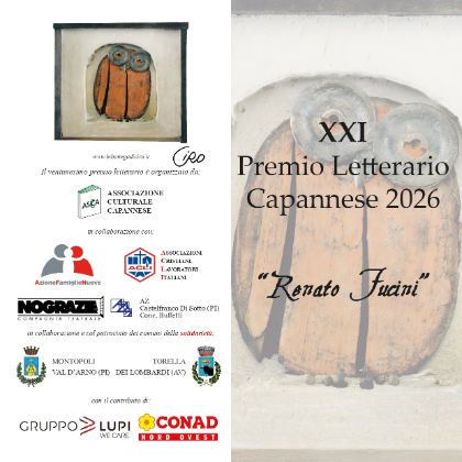 XXI Premio Letterario Capannese 2026