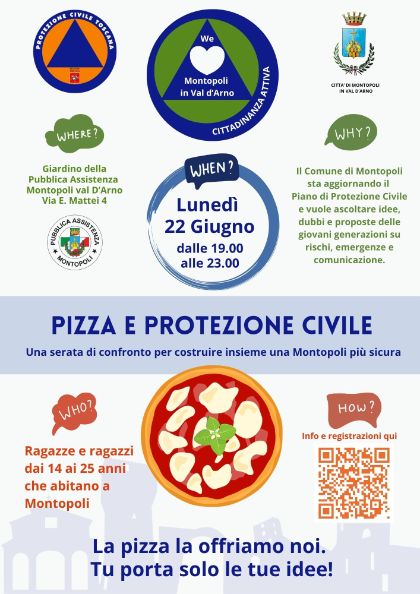 Pizza e protezione civile