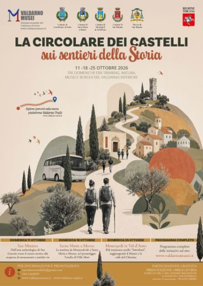 La Circolare dei Castelli 2026: alla scoperta di Montopoli tra Sottofossi, Museo e la Sorgente del Tesorino