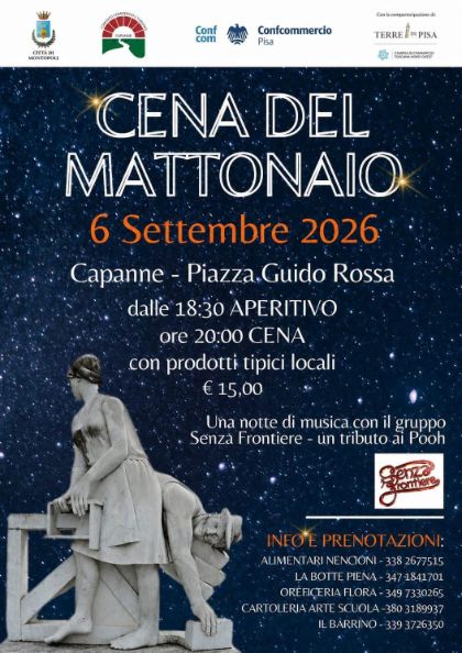La storia di Capanne rivive con la Cena del Mattonaio