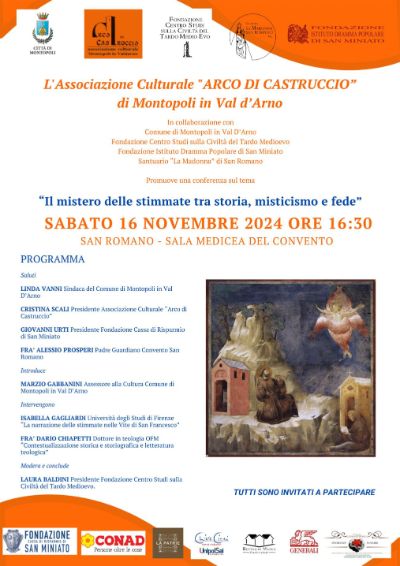 L MISTERO DELLE STIMMATE TRA STORIA, MISTICISMO E FEDE: UN EVENTO DEDICATO AI CENTENARI FRANCESCANI.