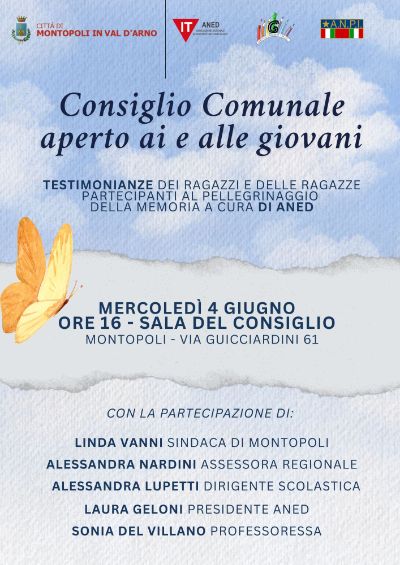 Volantino 25 Aprile Festa Liberazione Italia Evento Giornale Cielo Rosso