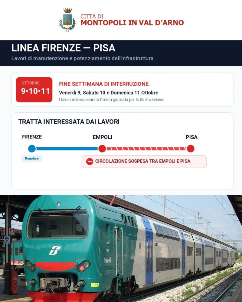 interruzione circolazione treni
