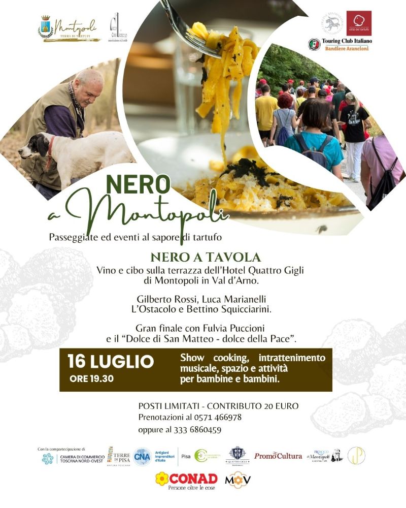 nero a tavola 16 luglio