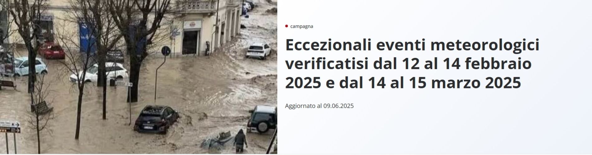 TOSCANA ALLUVIONE MARZO 2025