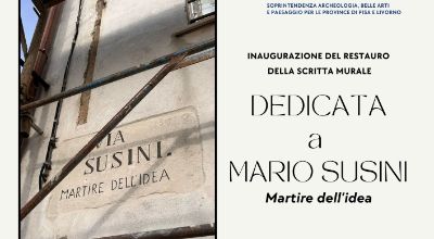 inaugurazione scritta restaurata susini montopoli