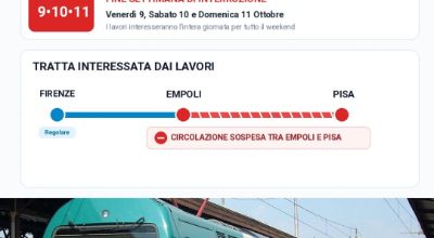 interruzione circolazione treni